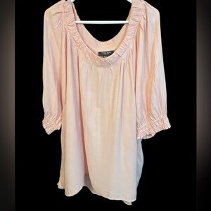Arna York Pink Blouse Size 26/28 NWOT